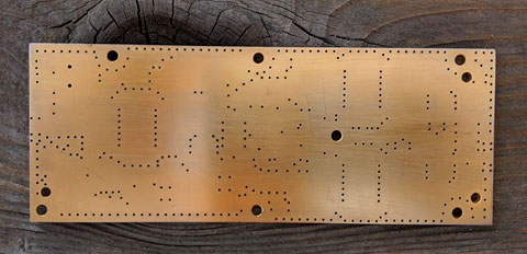 Bottom Side of the high-power RF amplifier