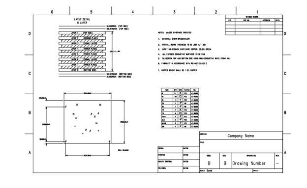 Fabrication Drawing Example