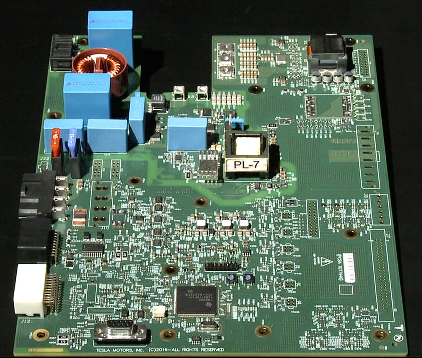 Assembled board with BGA and small components