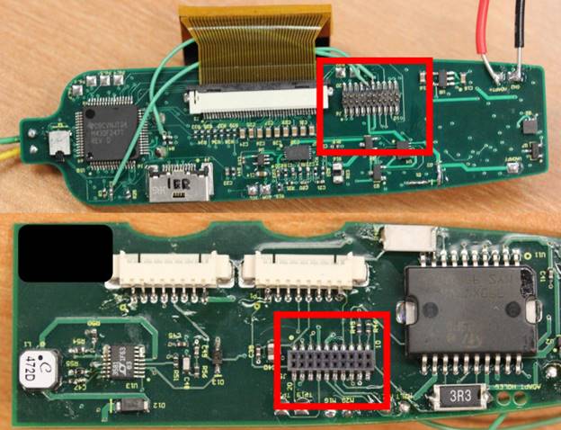 Stacked PCBs